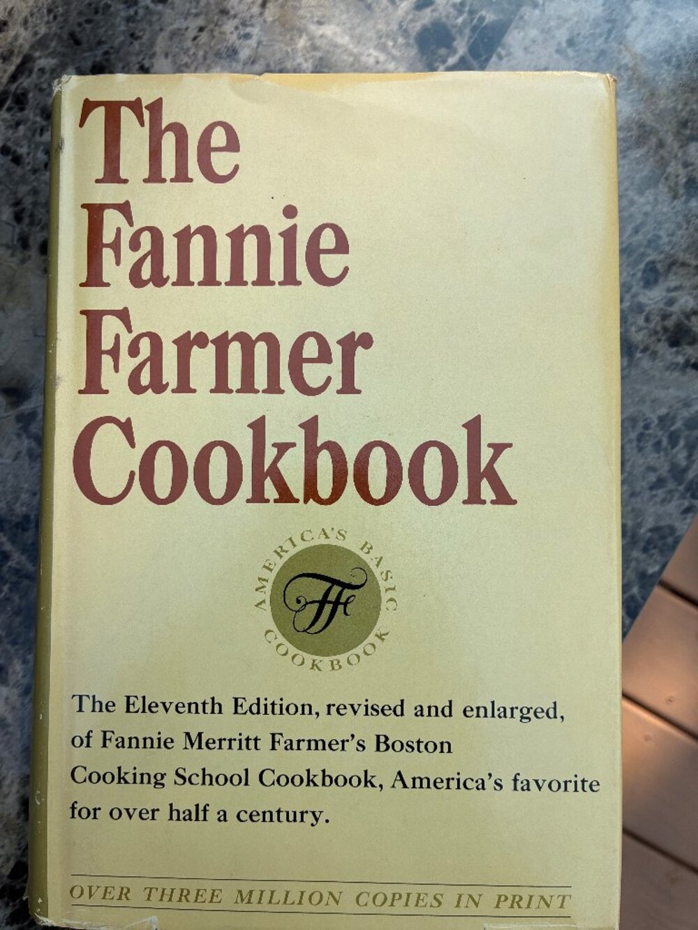 Vintage Fannie Farmer Cookbook 1965 11th Edition